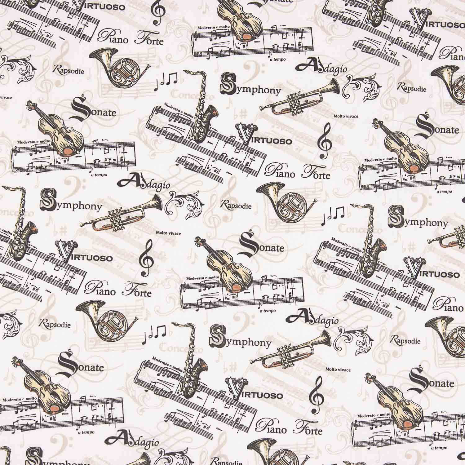 Popeline estampado La Banda - Ribes y Casals