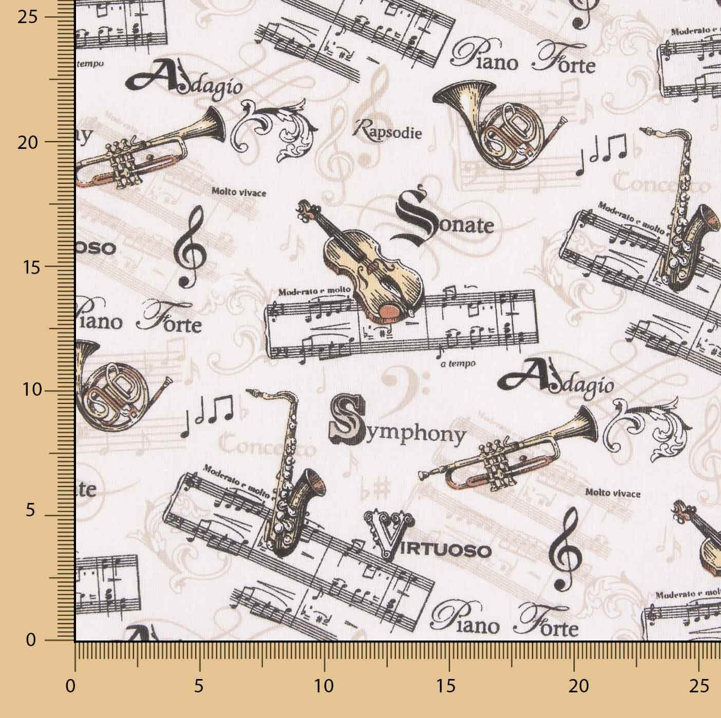 Popeline estampado La Banda - Ribes y Casals