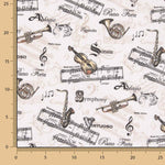 Popeline estampado La Banda - Ribes y Casals