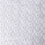 Bordado suíço margaridas retro branco - Ribes y Casals