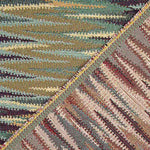 Gobelino Ikat Riscas Multicoloridas Terra - Ribes y Casals