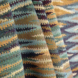 Gobelino Ikat Riscas Multicoloridas Terra - Ribes y Casals