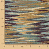 Gobelino Ikat Riscas Multicoloridas Terra - Ribes y Casals