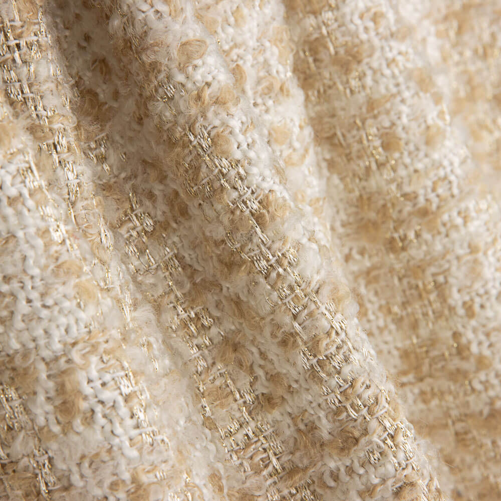 Chanel Lurex Tweed Dourado Cru - Ribes y Casals