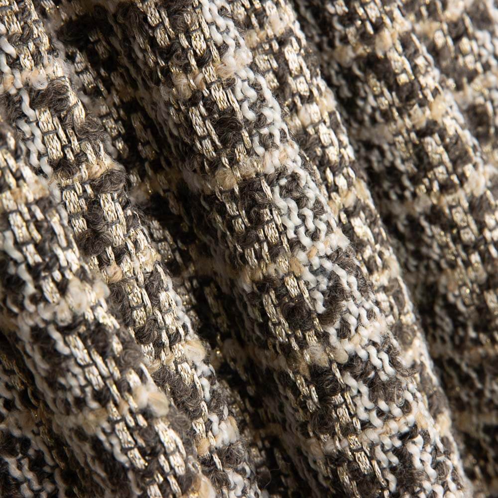 Chanel Lurex Tweed Vison Dourado - Ribes y Casals