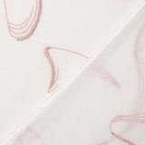 Cortina Bordada Penas Rosa - Ribes y Casals