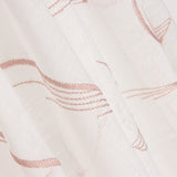 Cortina Bordada Penas Rosa - Ribes y Casals