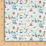 Acolchoado Algodão Estilo Liberty com Forro Preto - Ribes y Casals