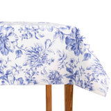 Toalhas de Mesa Antimanchas Floral Azul Clássico - Ribes y Casals