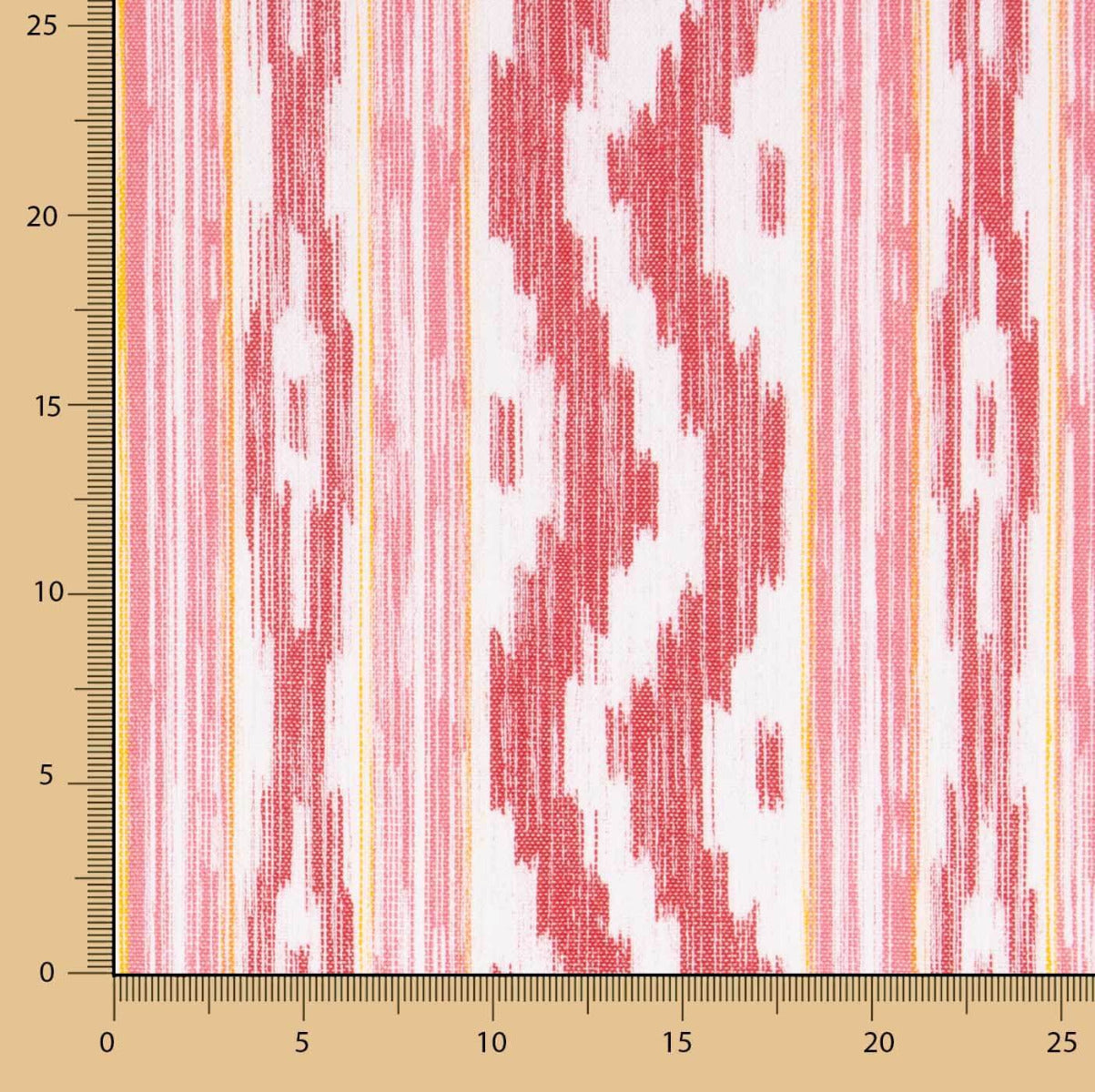 Lona Algodão Mallorquina Vermelho - Ribes y Casals