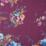 Rústico Estampado Floral Bordô - Ribes y Casals