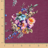 Rústico Estampado Floral Bordô - Ribes y Casals