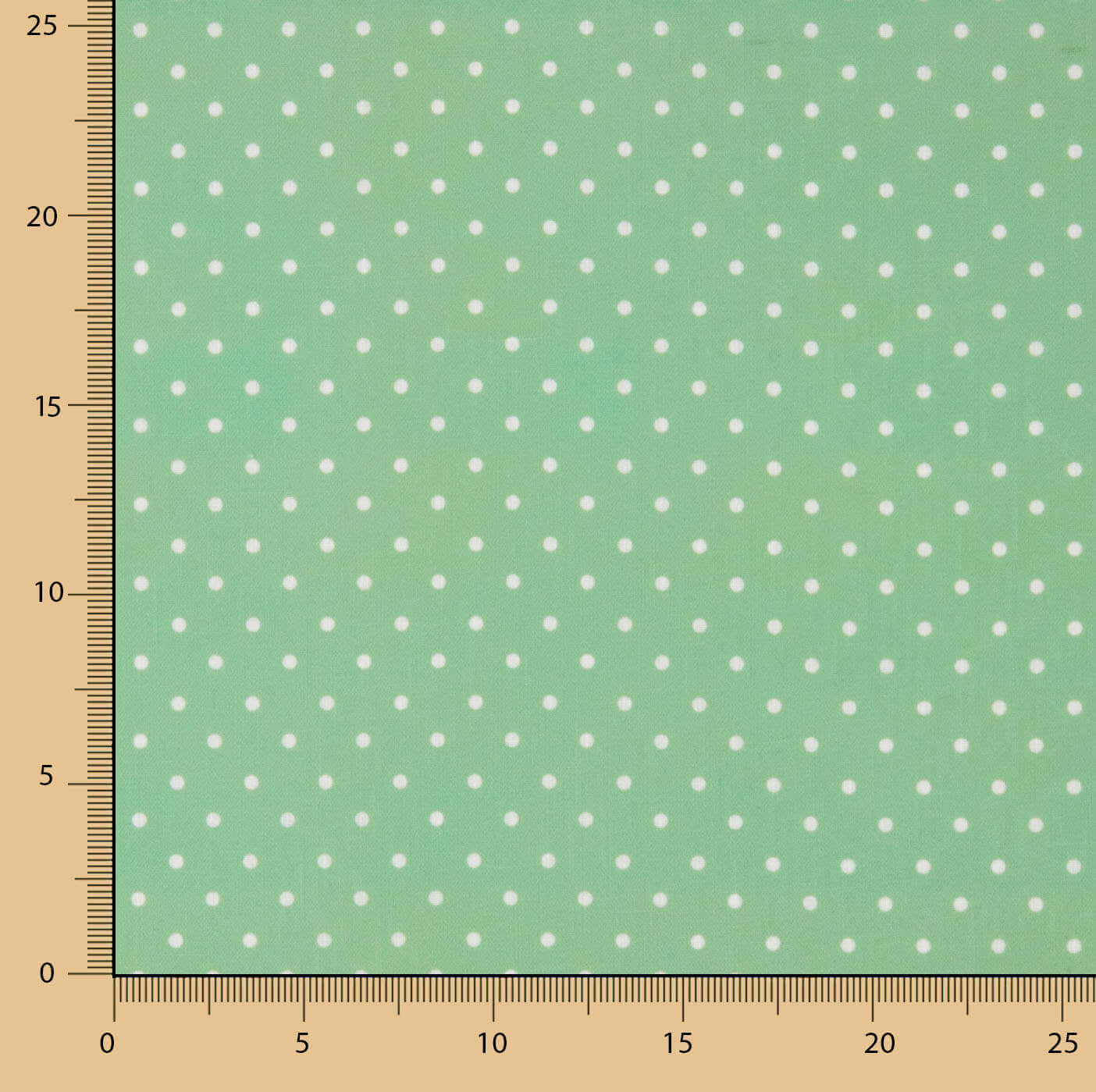 Rústico Estampado Lunar 4 mm Verde - Ribes y Casals