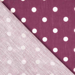 Rústico Estampado Lunar 15 mm Bordô - Ribes y Casals