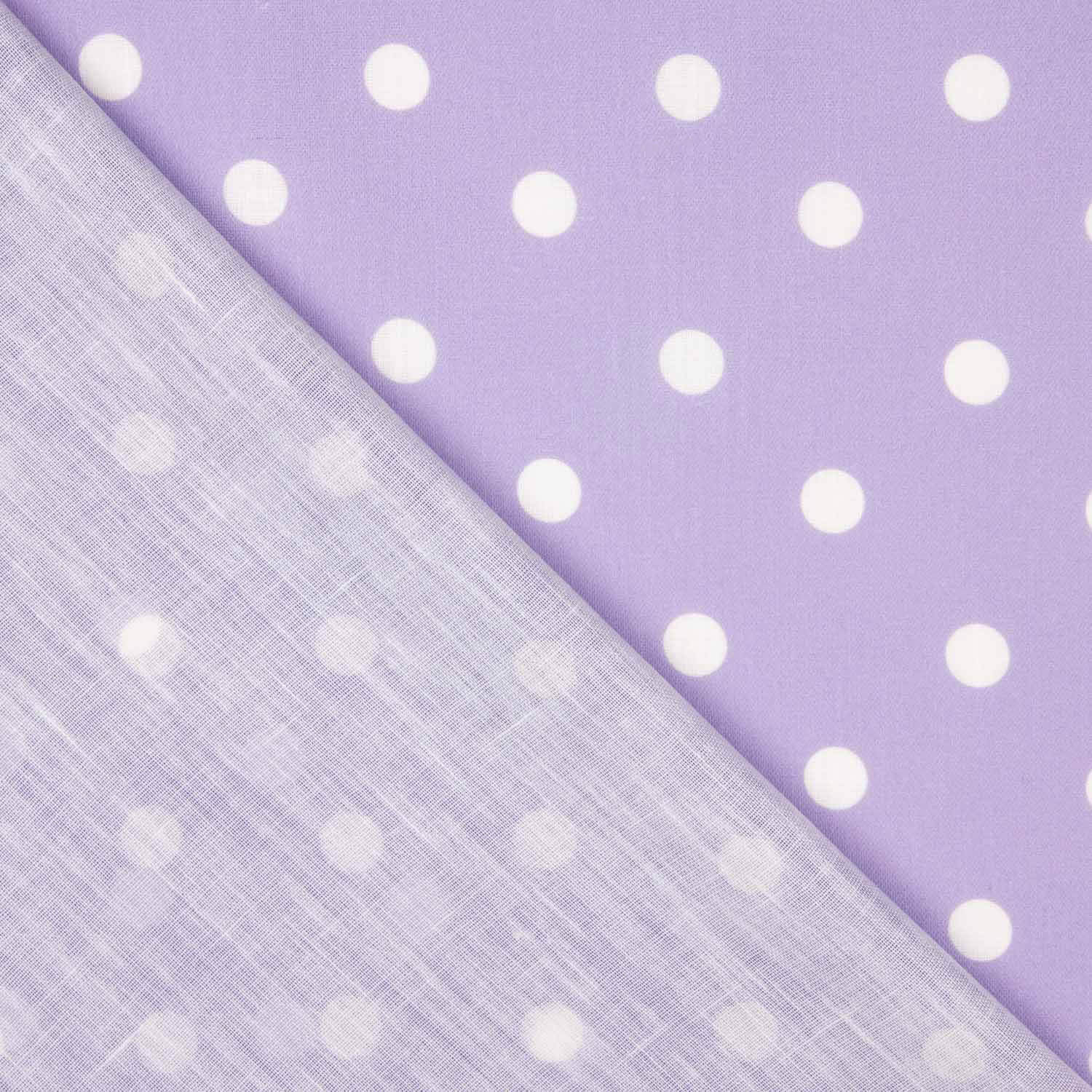 Rústico Estampado Lunar 15 mm Malva - Ribes y Casals