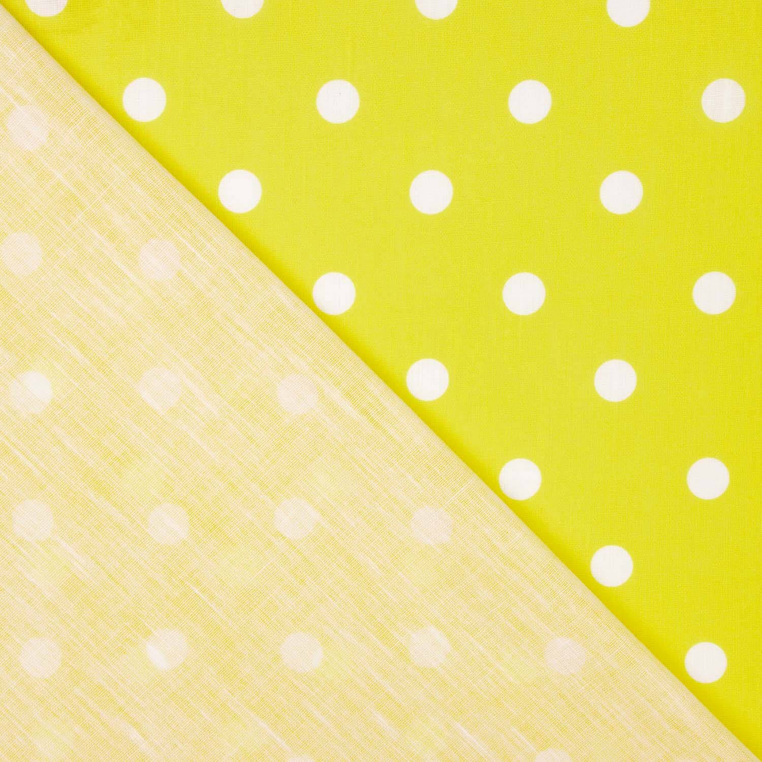 Rústico Estampado Lunar 15 mm Lima - Ribes y Casals