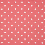 Tecido Rústico Estampado Bolinhas 7mm Coral - Ribes y Casals