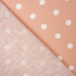 Tecido Rústico Estampado Bolinhas 7mm Rosa - Ribes y Casals