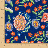 Tecido Rústico Estampado Manila Azul - Ribes y Casals