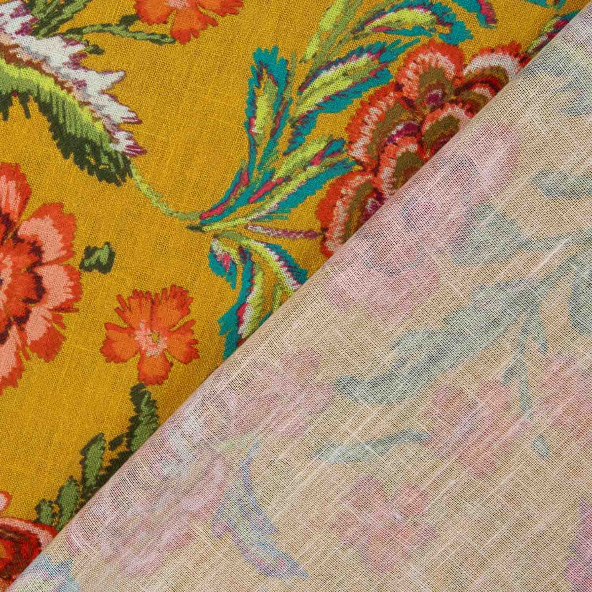 Tecido Rústico Estampado Manila Albero - Ribes y Casals