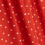 Tecido Rústico Estampado Bolinhas 3mm Vermelho - Ribes y Casals