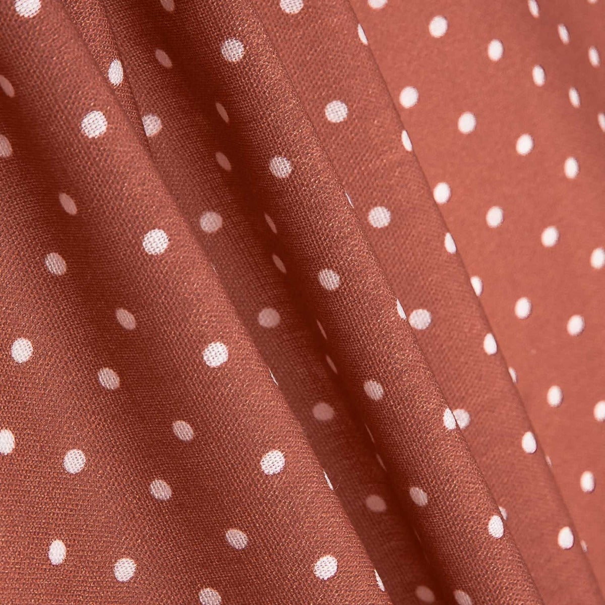 Tecido Rústico Estampado Bolinhas 3mm Caldeira - Ribes y Casals