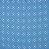 Tecido Rústico Estampado Bolinhas 3mm Azul - Ribes y Casals