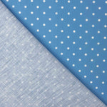 Tecido Rústico Estampado Bolinhas 3mm Azul - Ribes y Casals