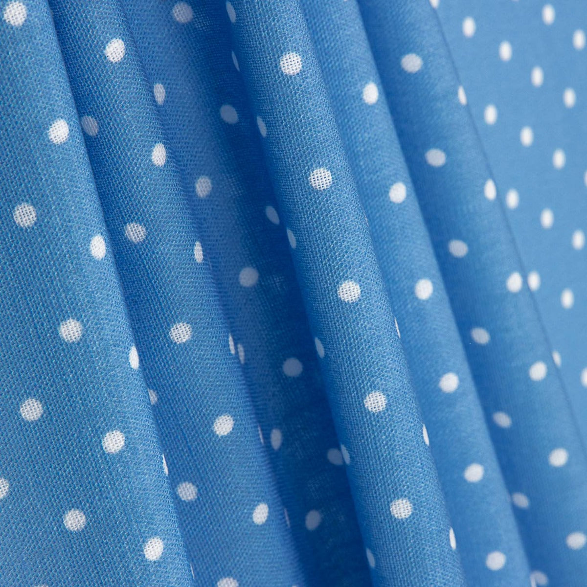 Tecido Rústico Estampado Bolinhas 3mm Azul - Ribes y Casals