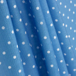 Tecido Rústico Estampado Bolinhas 3mm Azul - Ribes y Casals