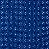 Tecido Rústico Estampado Bolinhas 3mm Azul - Ribes y Casals