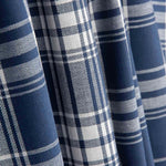 Viyela Quadro Kansas Azul-Branco - Ribes y Casals