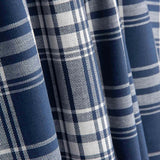 Viyela Quadro Kansas Azul-Branco - Ribes y Casals