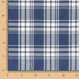 Viyela Quadro Kansas Azul-Branco - Ribes y Casals