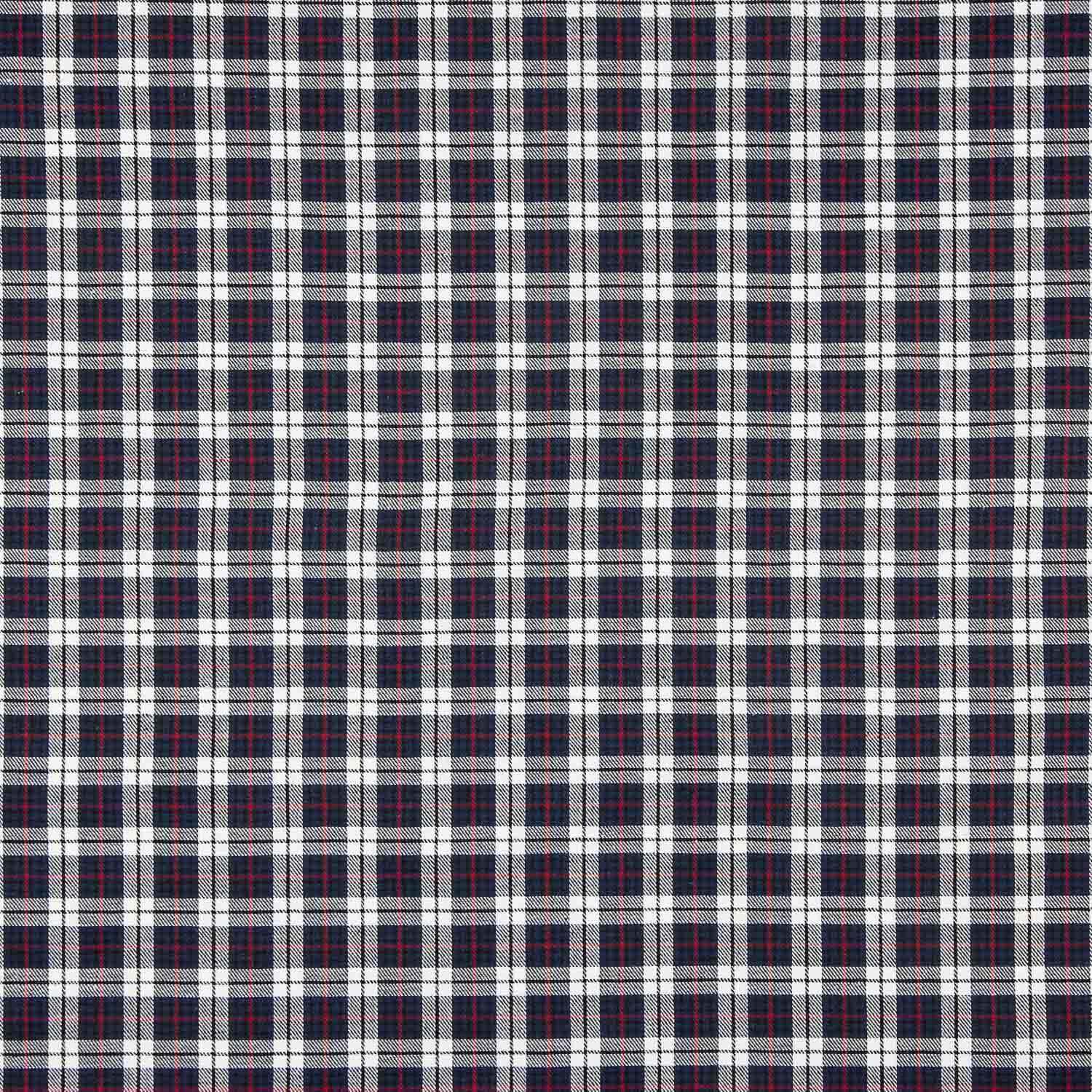 Viyela Quadro Aberdeen Marinho-Bordeaux - Ribes y Casals