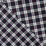 Viyela Quadro Aberdeen Marinho-Bordeaux - Ribes y Casals