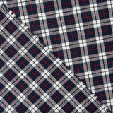 Viyela Quadro Aberdeen Marinho-Bordeaux - Ribes y Casals