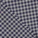 Viyela Quadro Boston Marinho-Cinza - Ribes y Casals