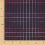 Viyela Quadro Noruega Marinho-Vermelho - Ribes y Casals