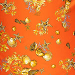 Satén Seda Natural Portofino Coral Intenso - Ribes y Casals