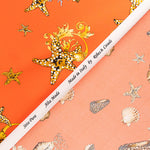 Satén Seda Natural Portofino Coral Intenso - Ribes y Casals