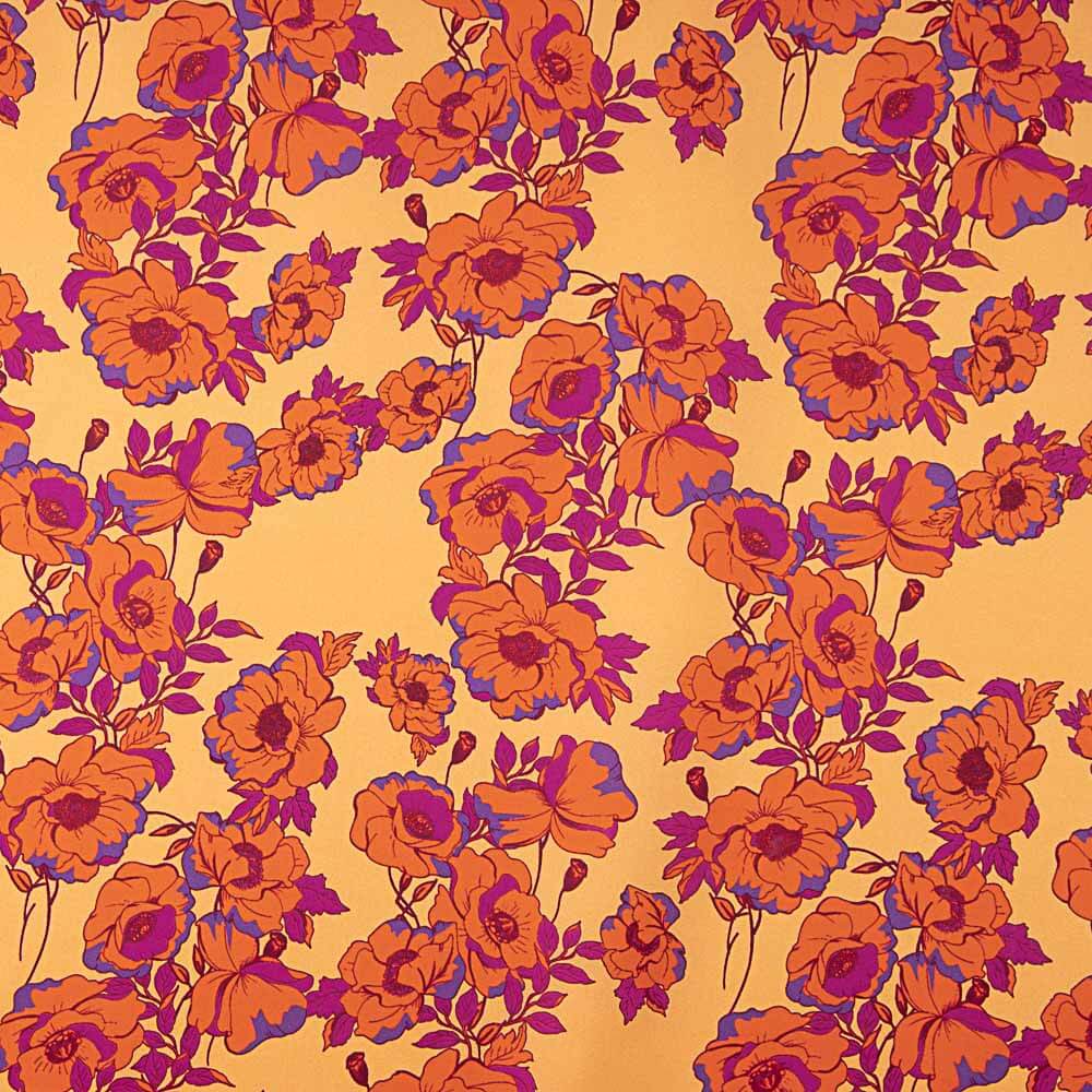 Cetim Seda Natural Asti Salmão - Ribes y Casals