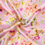 Cetim Seda Natural Cremona Magenta - Ribes y Casals