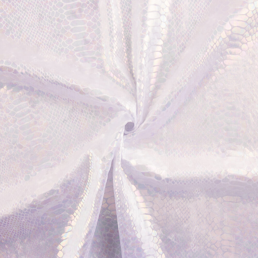 Veludo Spandex Cobra Branco - Ribes y Casals