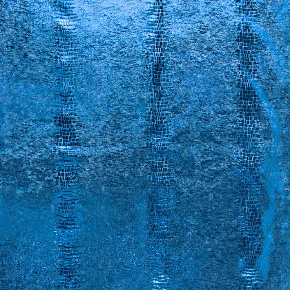 Veludo Spandex Lagarto Azul Royal - Ribes y Casals