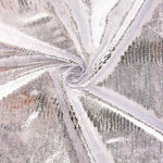 Veludo Spandex Lagarto Prata - Ribes y Casals