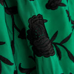 Xale Bordado Preto Tencel Esmeralda - Ribes y Casals