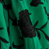 Xale Bordado Preto Tencel Esmeralda - Ribes y Casals