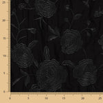 Xale Bordado Preto Tencel Preto - Ribes y Casals