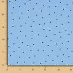 Crepe Poliéster Muito Caimento Bolinhas Mini Azul - Ribes y Casals